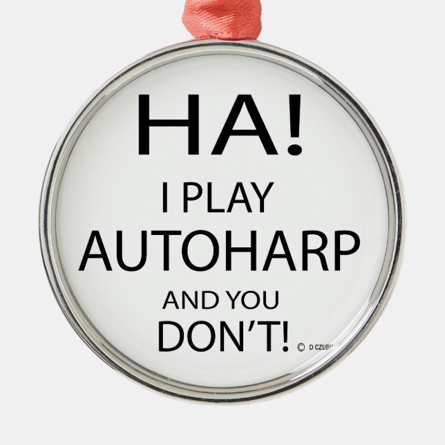 Adorno Metálico Ha Autoharp (Frente)