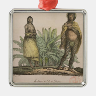 Adorno Metálico Habitantes de la isla de pascua