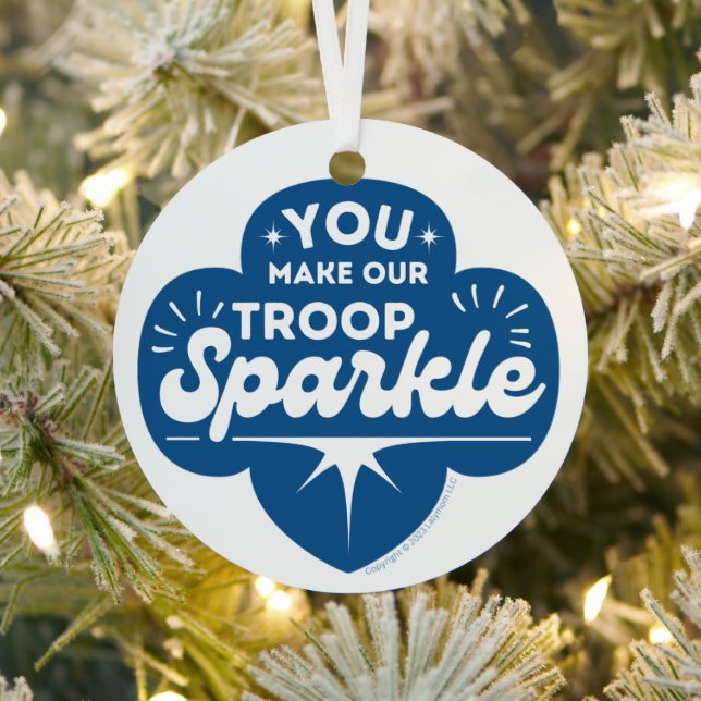 Adorno Metálico Hacen que nuestra tropa brille (in situ)