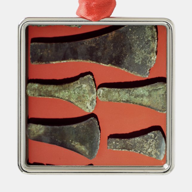 Adorno Metálico Hachas planas, prehistóricas (Frente)