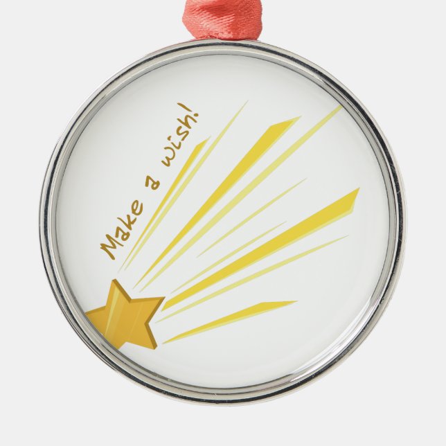 Adorno Metálico Haga un deseo (Frente)