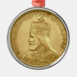 Adorno Metálico Haile Selassie Jah Rastafari Rasta Fotoskulptur