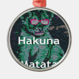 Adorno Metálico Hakuna matata