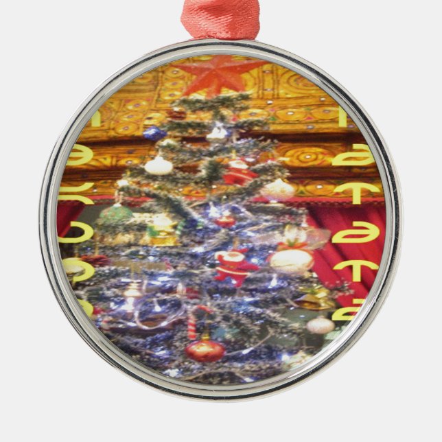 Adorno Metálico Hakuna Matata Feliz Navidad y Feliz Año Nuevo. p (Frente)