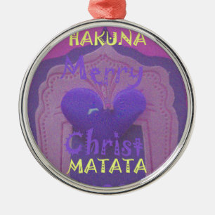 Adorno Metálico Hakuna Matata Merry Christmas Love  Design.jpg