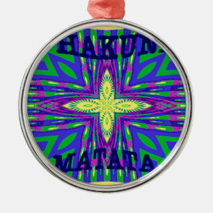 Adorno Metálico Hakuna matata Mombasa Kanga