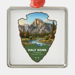 Adorno Metálico Half Dome Parque Nacional Yosemite Arrowhead