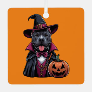 Adorno Metálico Halloween de Pitbull