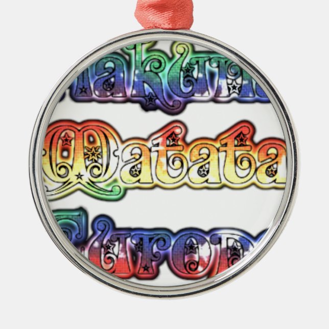 Adorno Metálico Halloween Hakuna Matata Europe.png (Frente)