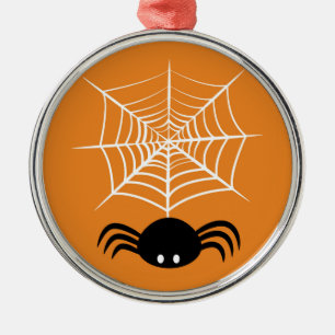 Adorno Metálico Halloween Spider Web