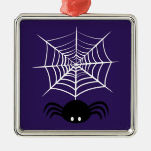 Adorno Metálico Halloween Spider Web