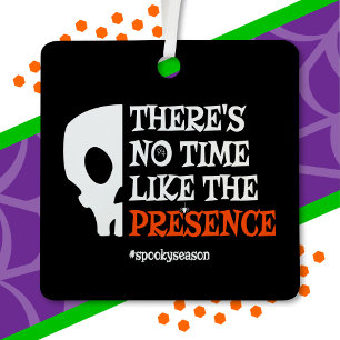 Adorno Metálico Halloween Spirit Spooky Skull Funny Halloween