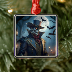 Adorno Metálico Halloween Steampunk Sureño Gótico Zombie