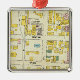 Adorno Metálico Hallowell, el condado de Kennebec, y Maine 2