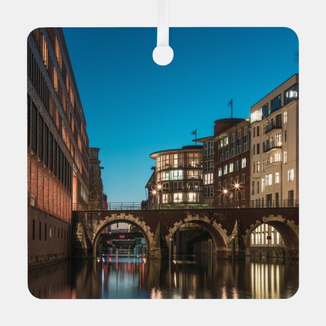 Adorno Metálico Hamburg Ellerntorsbrücke (Anverso)