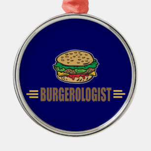Adorno Metálico Hamburguesa divertida