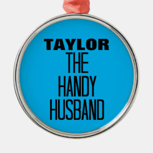 Adorno Metálico Handy Husband