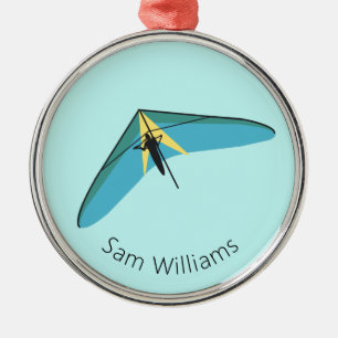 Adorno Metálico Hang Gliding