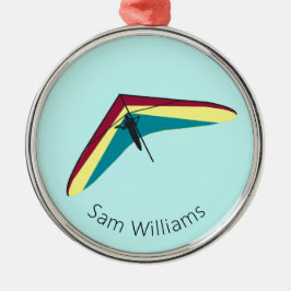 Adorno Metálico Hang Gliding