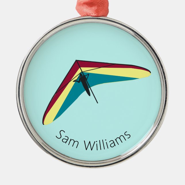 Adorno Metálico Hang Gliding (Frente)