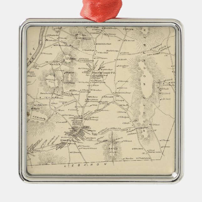 Adorno Metálico Hannover, Grafton Co (Frente)