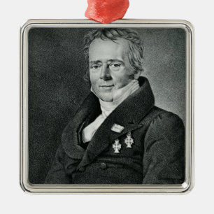 Adorno Metálico Hans Orsted cristiano, grabado por Kaufmann