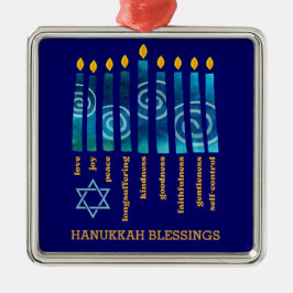 Adorno Metálico HANUKKAH Fruta del Espíritu