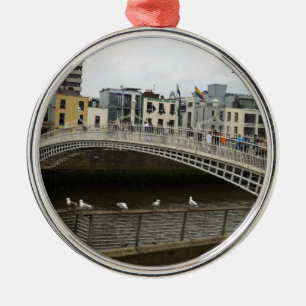 Adorno Metálico Hapenny Bridge Dublin