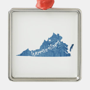 Adorno Metálico Harrisonburg Virginia Wood Grain