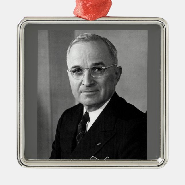 Adorno Metálico Harry S. Truman, 33° presidente (Frente)