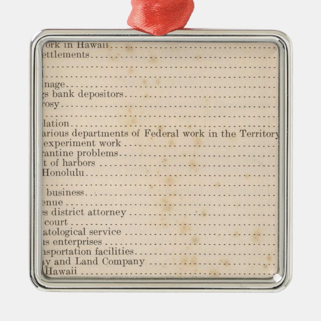 Adorno Metálico Hawái 5 (Frente)