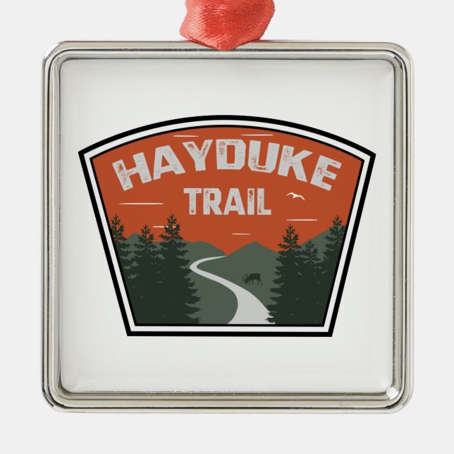 Adorno Metálico Hayduke Trail (Frente)