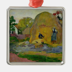 Adorno Metálico Haystacks amarillos de Paul Gauguin el , o