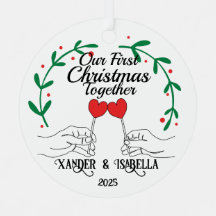 Heart Lollipops First Christmas Together