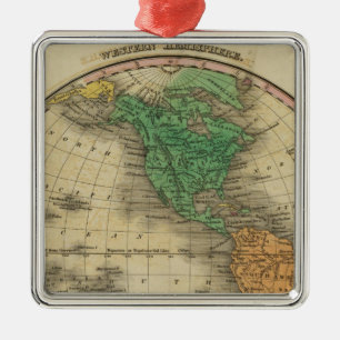 Adorno Metálico Hemisferio occidental 16
