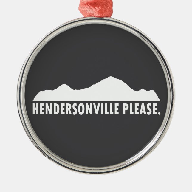 Adorno Metálico Hendersonville North Carolina Please (Frente)