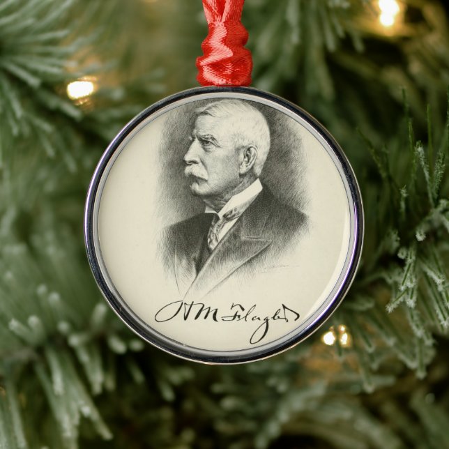 Adorno Metálico Henry M. Flagler (Árbol)