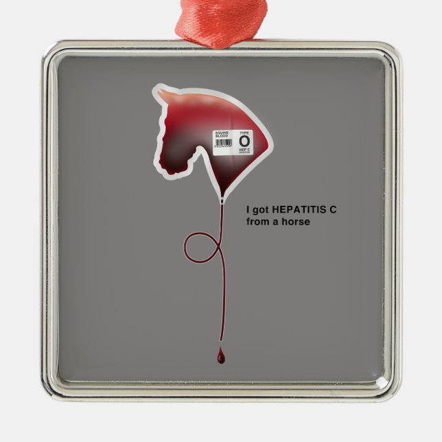 Adorno Metálico Hepatitis C (Frente)