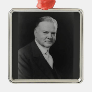 Adorno Metálico Herbert Hoover 31º Presidente