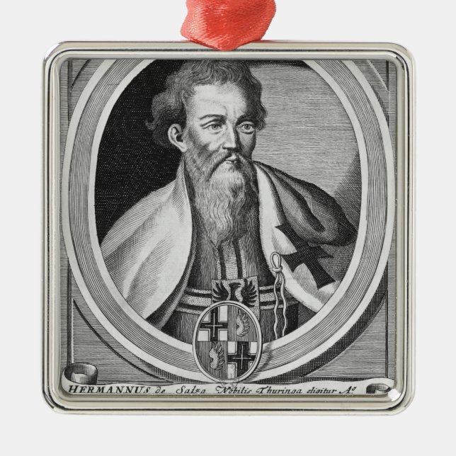 Adorno Metálico Hermann de Salza (Frente)