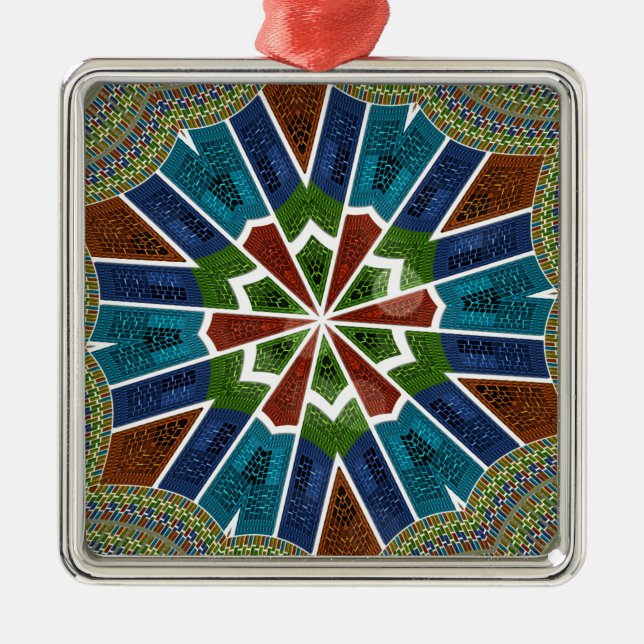 Adorno Metálico Hermosa imagen de diseño textil de moda en Asia (Frente)