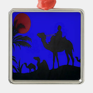 Adorno Metálico Hermoso asombroso Camello Sunset Safari Art Print