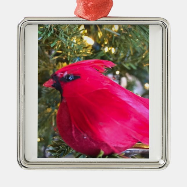 ADORNO METÁLICO ***HERMOSO CARDINAL*** A LOS NAVIDADES LES ENCANTA (Frente)