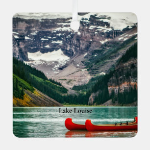Adorno Metálico Hermoso Lago Louise, Canadá