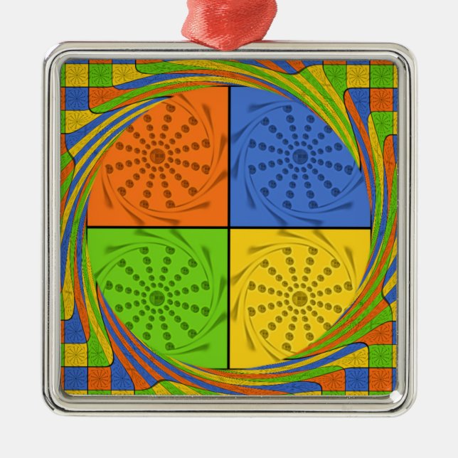 Adorno Metálico Hermoso patrón egipcio audaz: un diseño deslumbran (Frente)