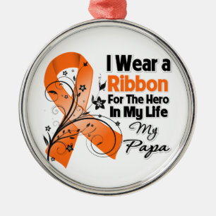 Adorno Metálico Héroe de la papá en mi leucemia de la vida