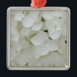 Adorno Metálico Hidrangea Flores Flores Blanco Floral Elegante Blo<br><div class="desc">Hidrangea Flores Flores Blanco Floral Elegante Fotografía de Flor</div>