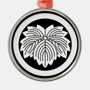 Adorno Metálico Hiedra de hoja puntiaguda en círculo