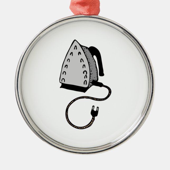 Adorno Metálico Hierro caliente de la ropa (Frente)