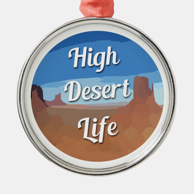 Adorno Metálico High Desert Life (Frente)